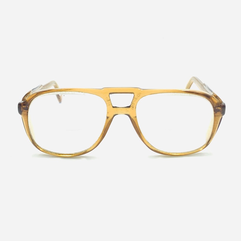 Vintage AO 287 Brown Translucent Aviator Sunglasses Frames